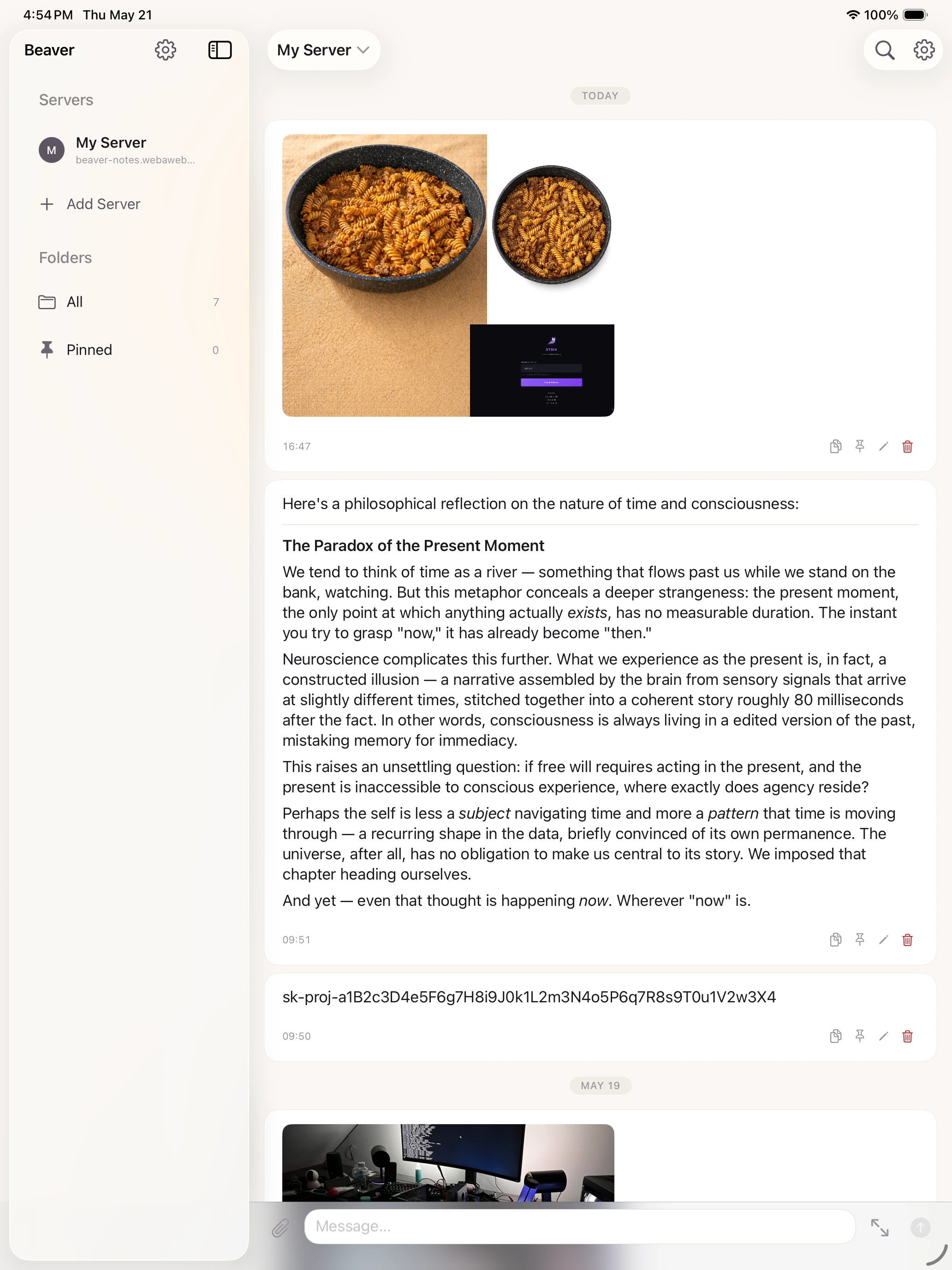 Beaver Notes — iPad